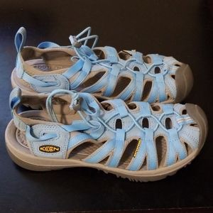 Keen "Whisper" Sandals, Alaskan Blue/Neutral Grey